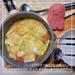 갓생 저속노화식단 영양식 건강한식습관 동기부여 자기관리 식단 건강한삶 ryujex 류제 토마토닭다리살전골 건강한삶