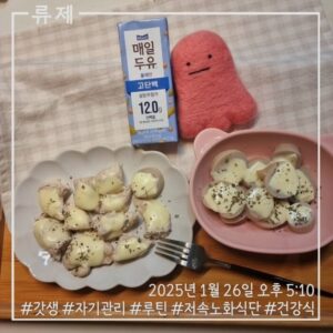 갓생 저속노화식단 영양식 건강한식습관 동기부여 자기관리 식단 건강한삶 ryujex 류제