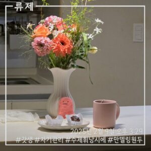 갓생 동기부여 자기관리 식단 건강한삶 ryujex 류제 디저트 수제휘낭시에 수제디저트 만델링커피 인도네시아커피