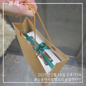 갓생 동기부여 자기관리 식단 건강한삶 ryujex 류제 소중한사람챙기기 발렌타인 엄마사랑해 엄마 수제휘낭시에 수제초코렛