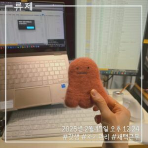 ryujex 류제 갓생 재택근무 실행력 루틴 일잘러 동기부여